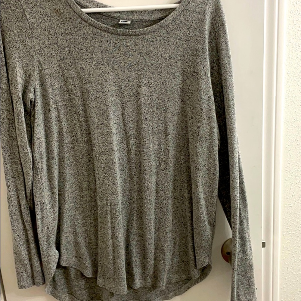 Soft gray tunic